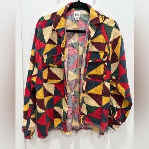 BDG Multicolor Geometric flannel Shirt